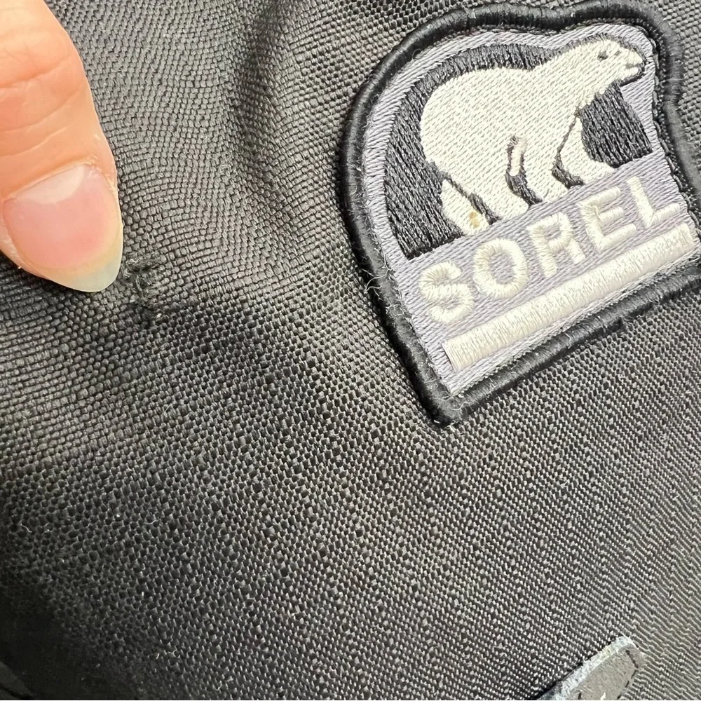 Sorel Glacier black insulated tall winter snow boots 7 250cm